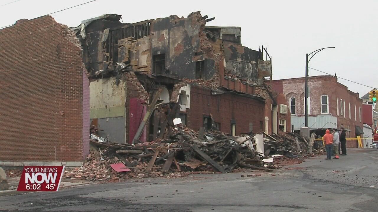 Community in shock after fire destroys historic building and more in Columbus Grove